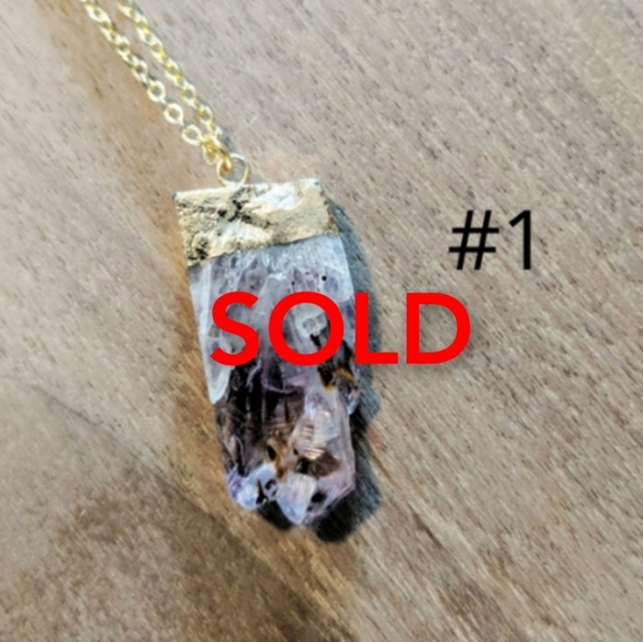 ☀️LAST 1☀️Amethyst 14k Gold Plated Necklace - Picture 3 of 6